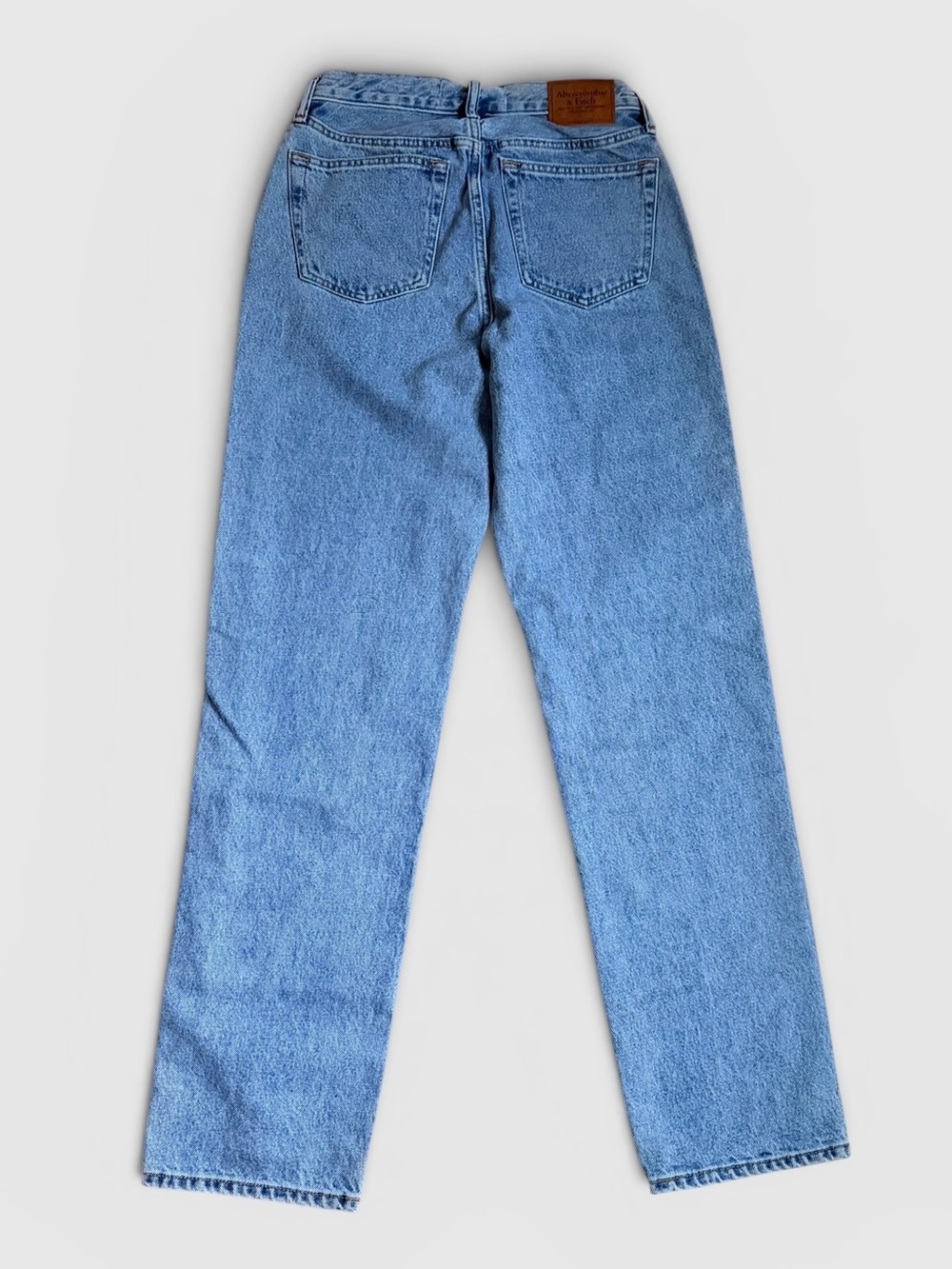 Abercrombie & Fitch Light Blue Straight Jeans - Picture 3 of 8